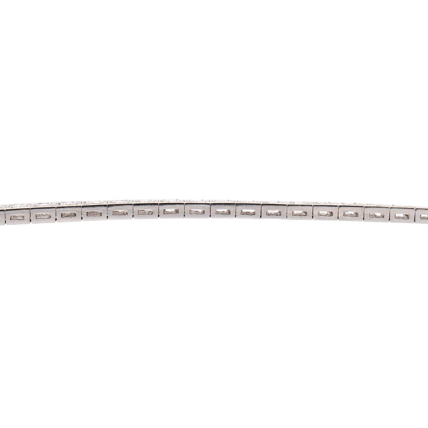 Art Deco 14k Diamond Tennis Bracelet