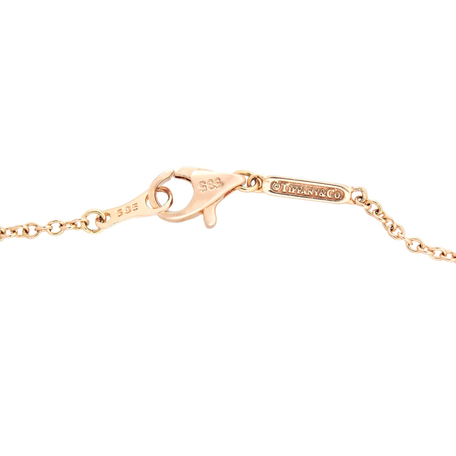 TIFFANY & CO. Estate 14k HardWear Necklace