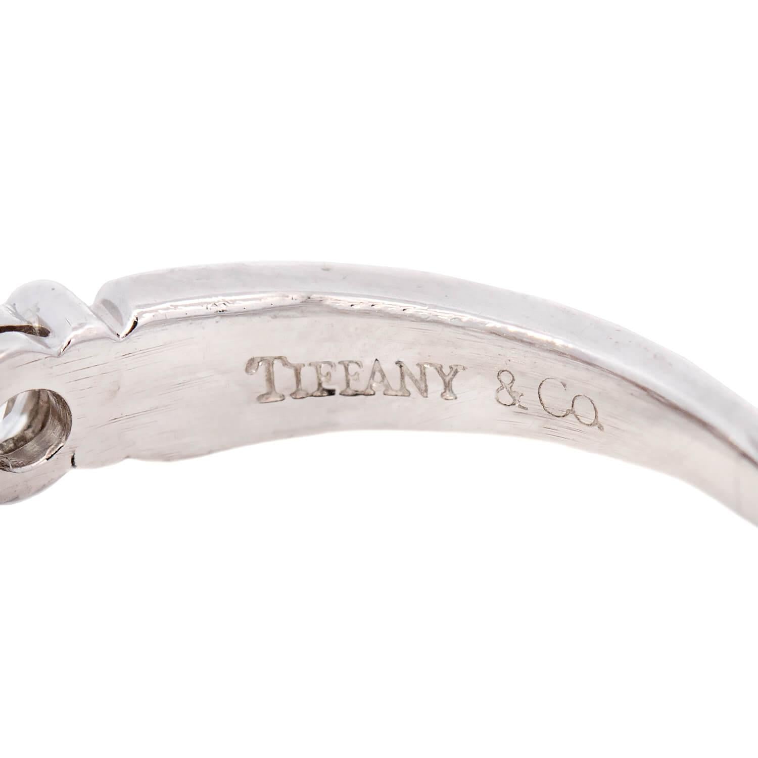 TIFFANY & Co. Platinum Diamond Nine Stone Eternity Half Band