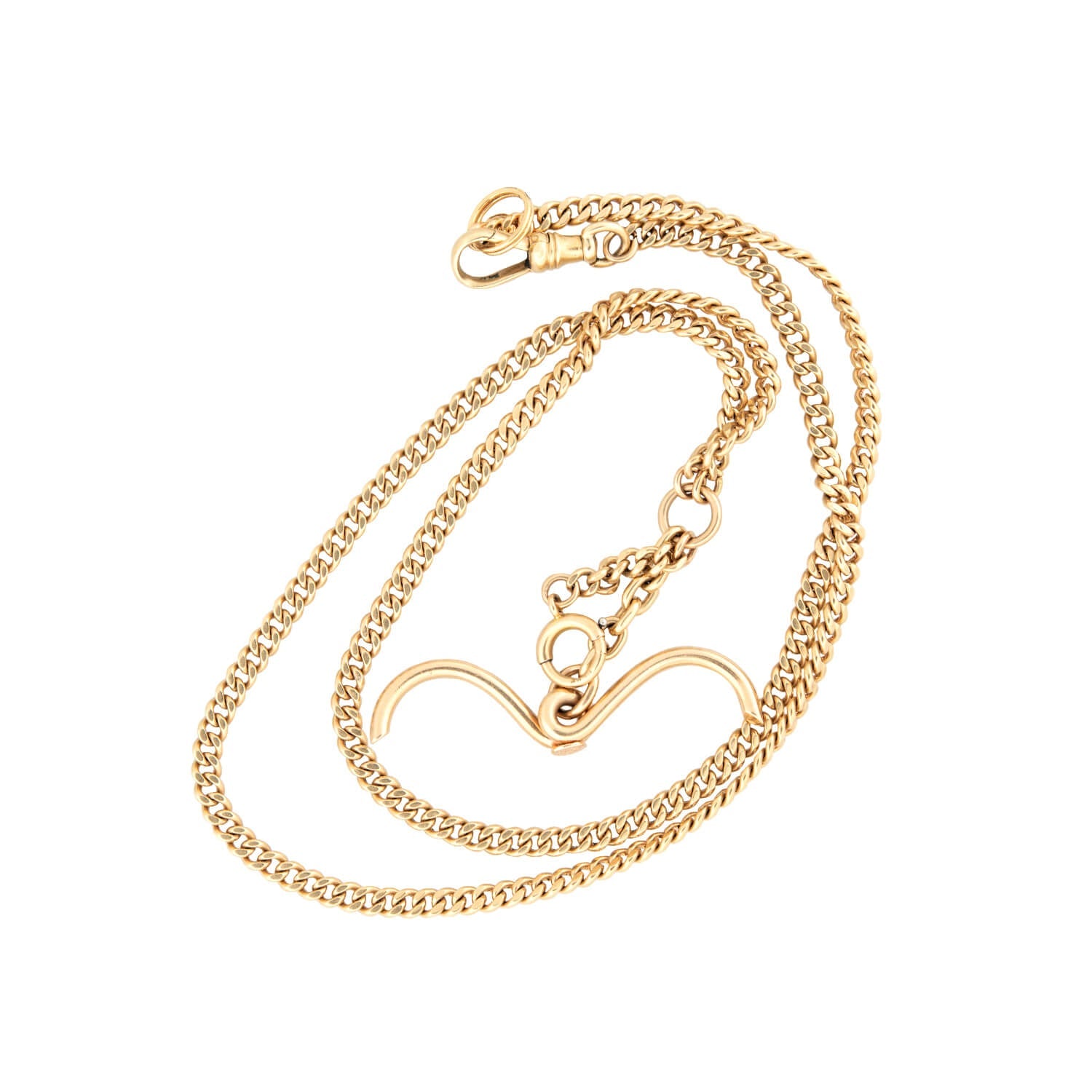 Late Victorian 14k Gold Watch Chain