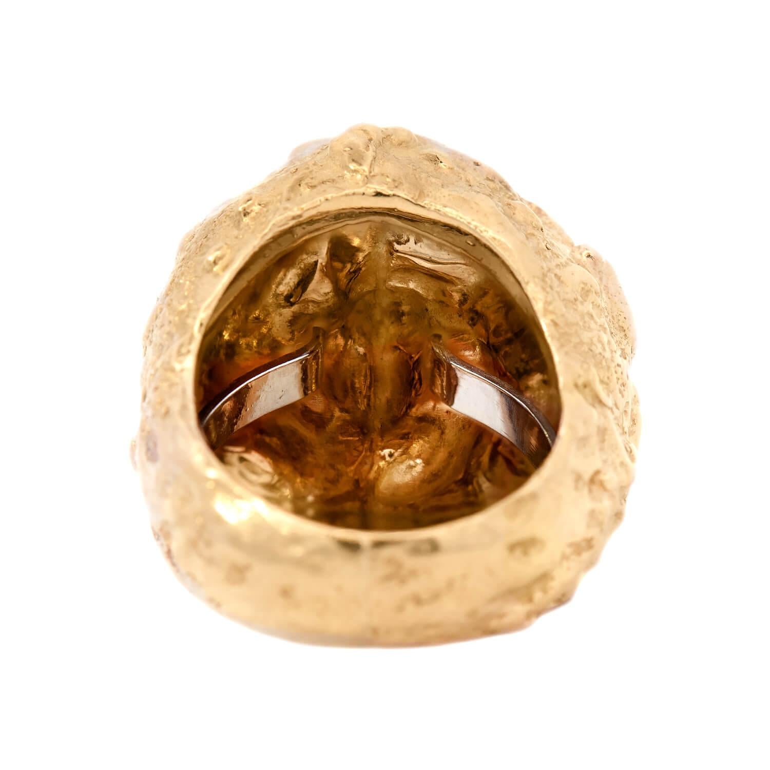 DAVID WEBB Estate 18k Nugget Ring