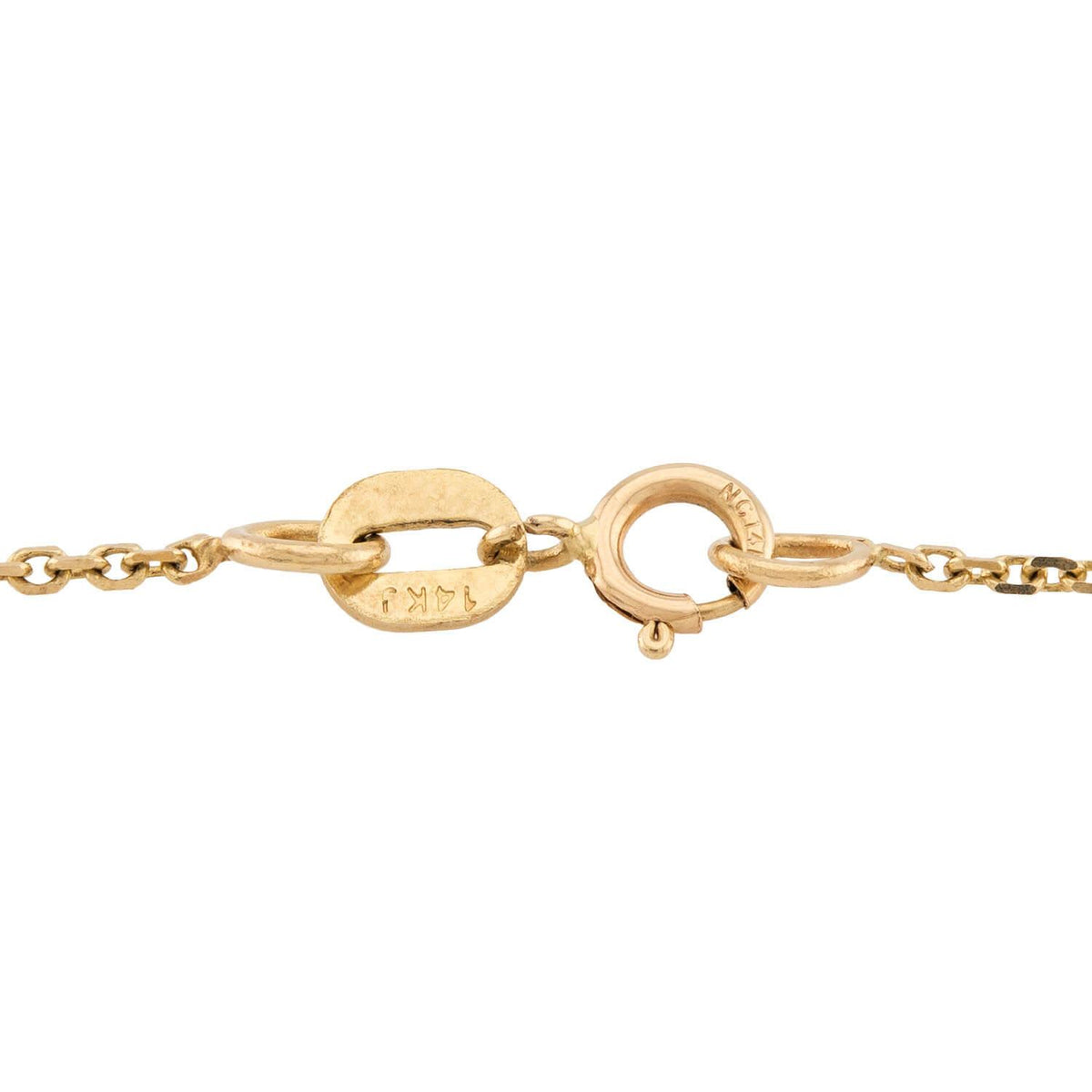 Estate 14k Three-Strand Pearl Necklace