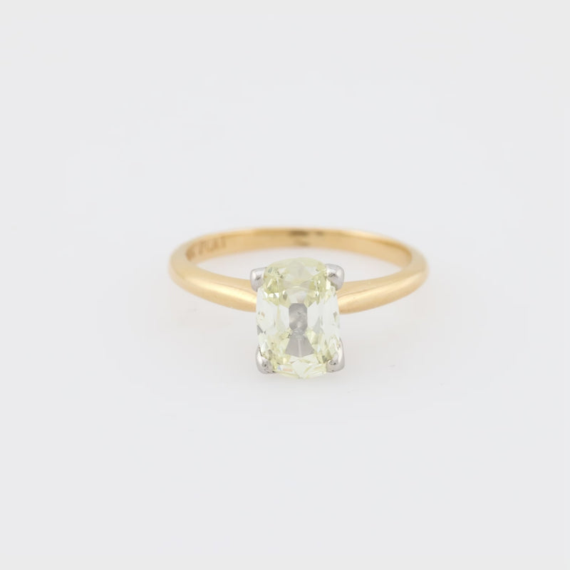 Estate 18k/Platinum Diamond Engagement Ring 1.50ct