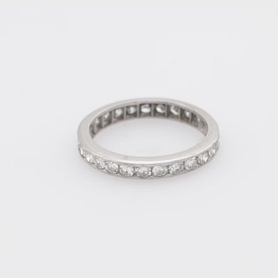 Edwardian Platinum Diamond Eternity Band