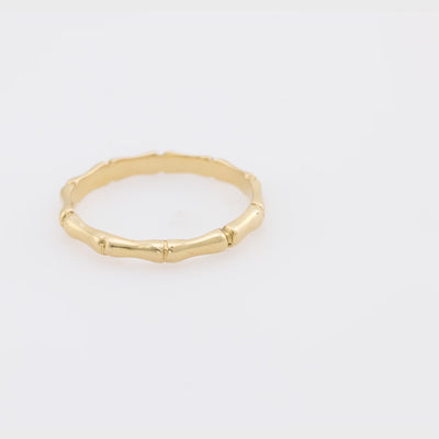 Estate 14k Bamboo Band