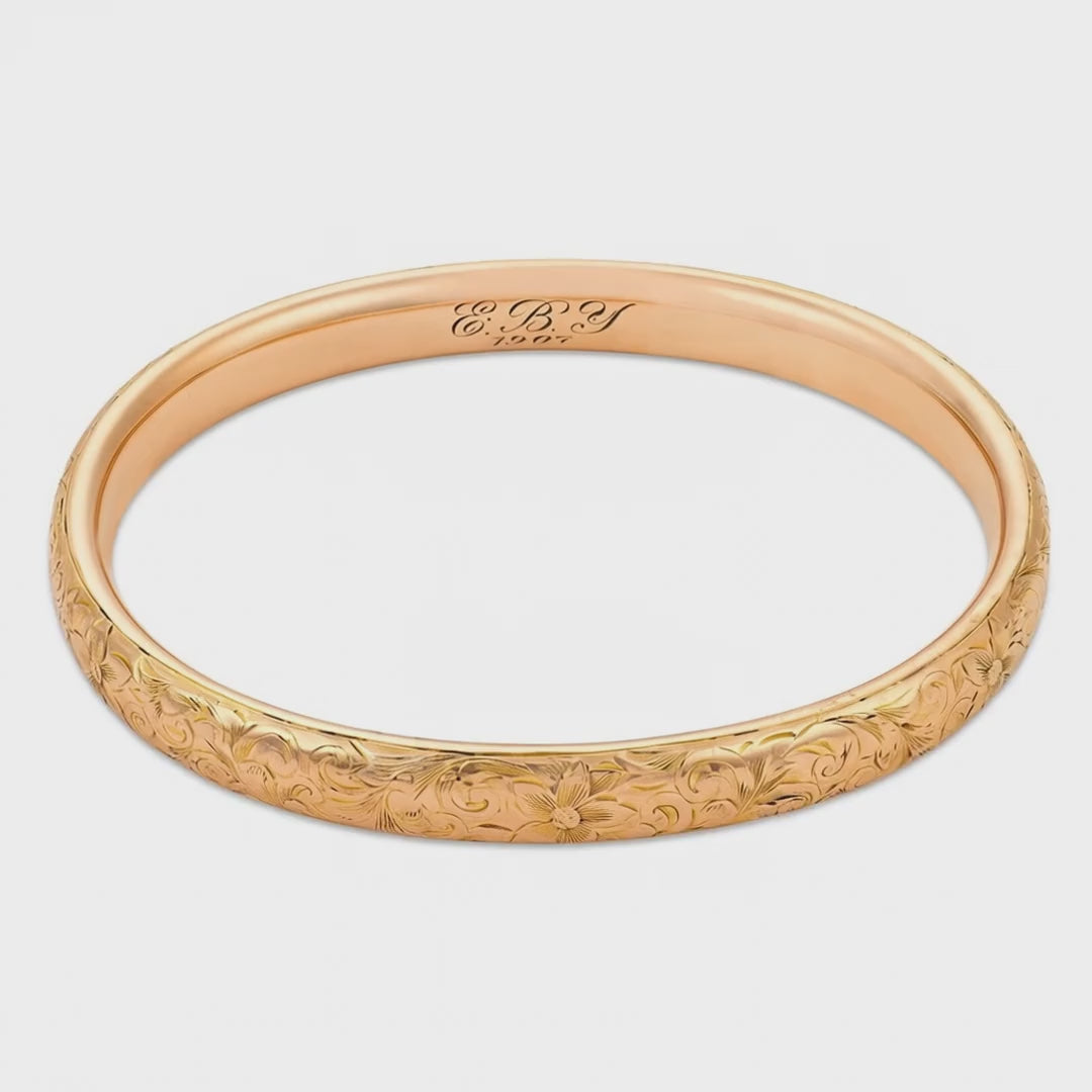 Victorian 14k Bangle