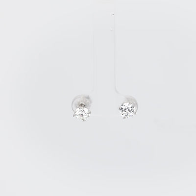 Estate 14k Diamond Stud Earrings