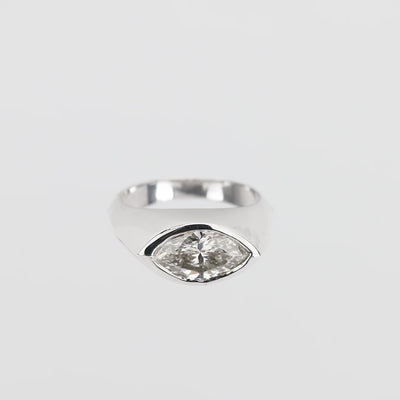 Estate 18k GIA Diamond Engagement Ring 2.01ct