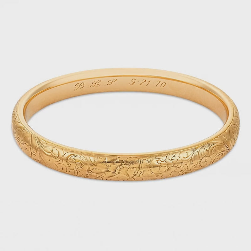 LARTER & SONS Victorian 14k Bangle