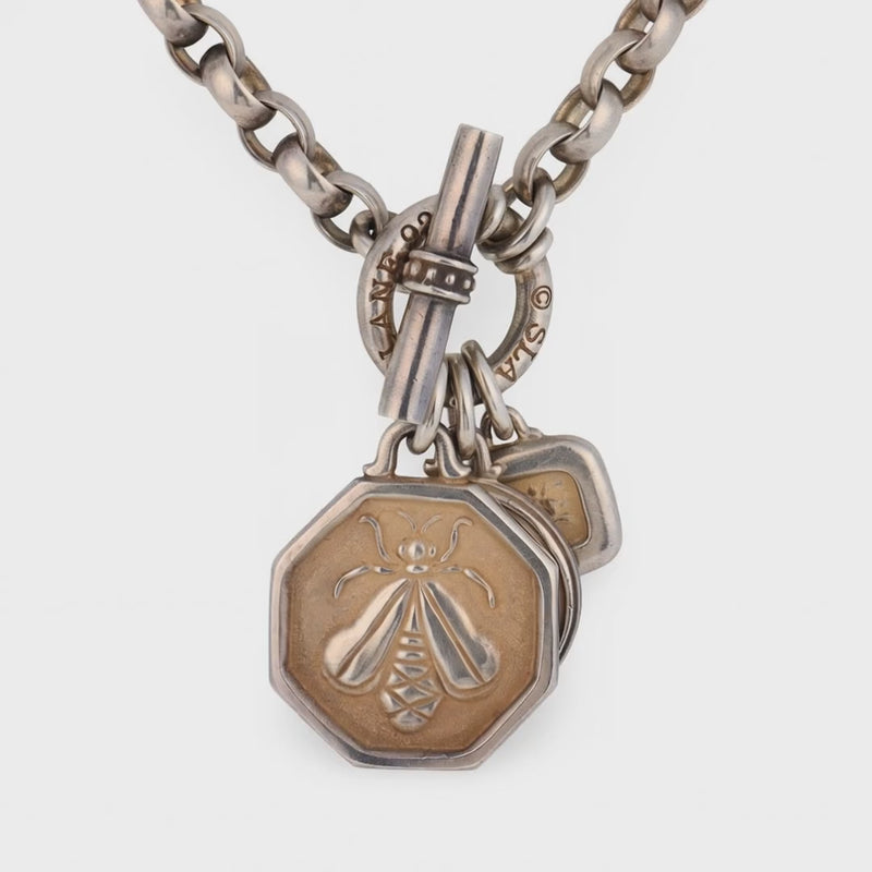 SLANE & SLANE Estate Sterling Silver Pendant Necklace