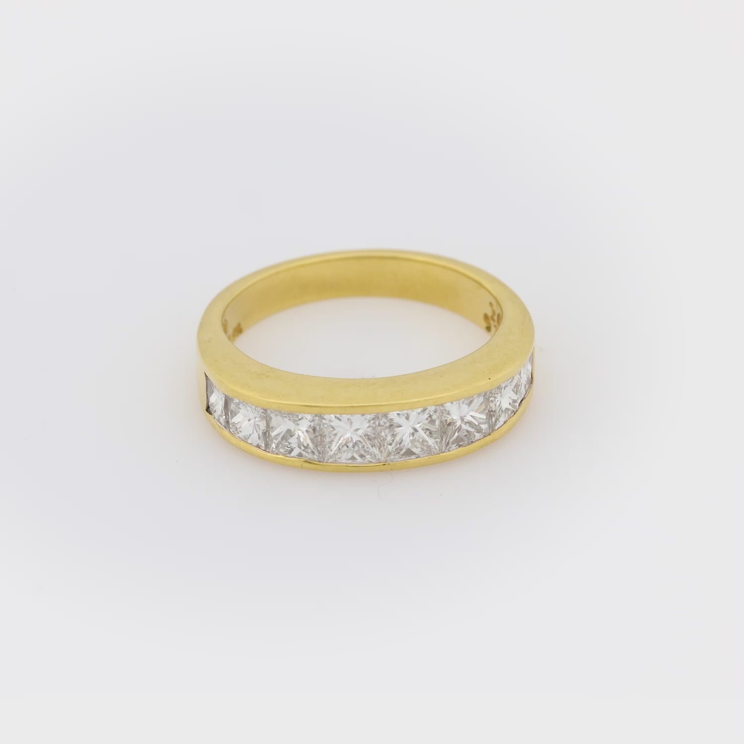 TIFFANY & CO. Estate 18k Diamond Half Band