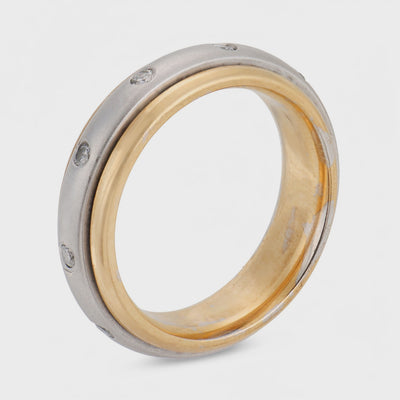 Estate 14k Diamond Band