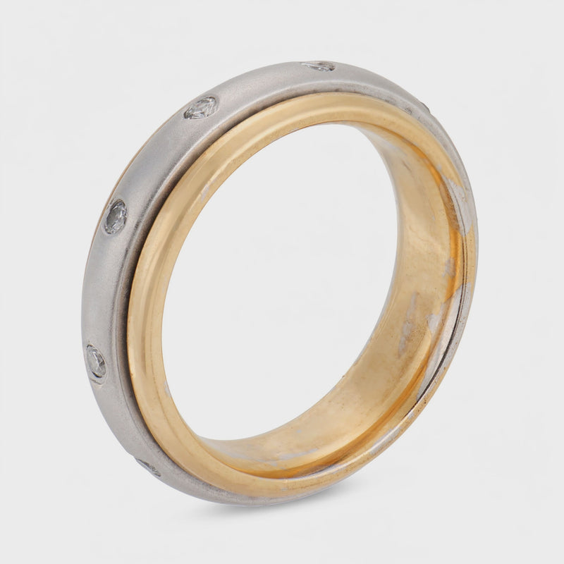 Estate 14k Diamond Band