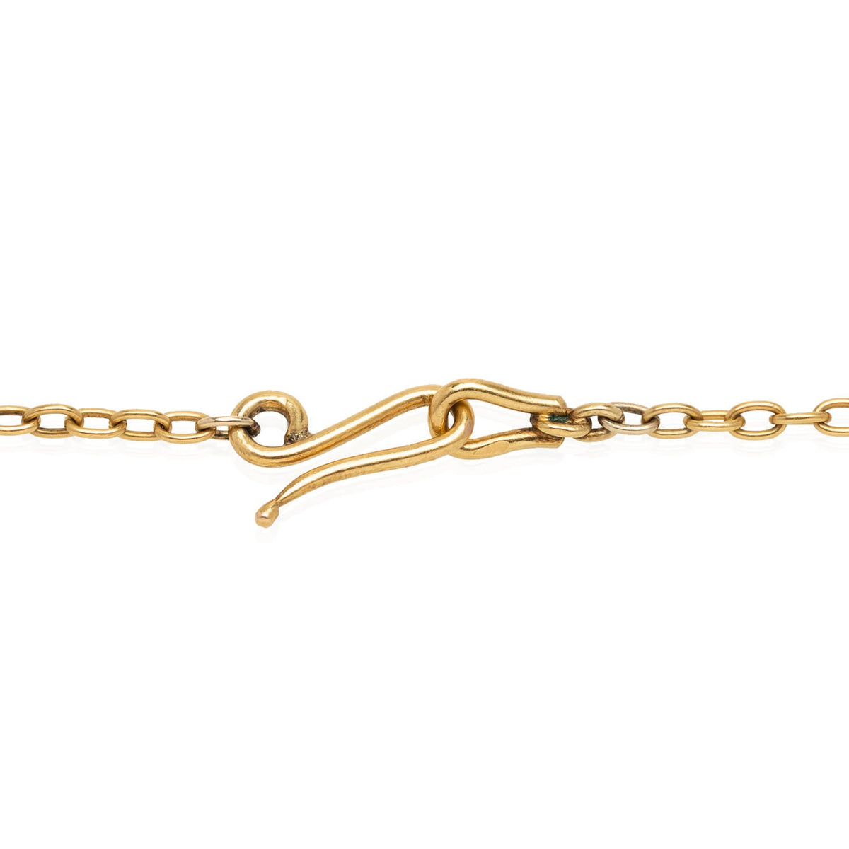Victorian 18kt + Angel Skin Coral Festoon Necklace