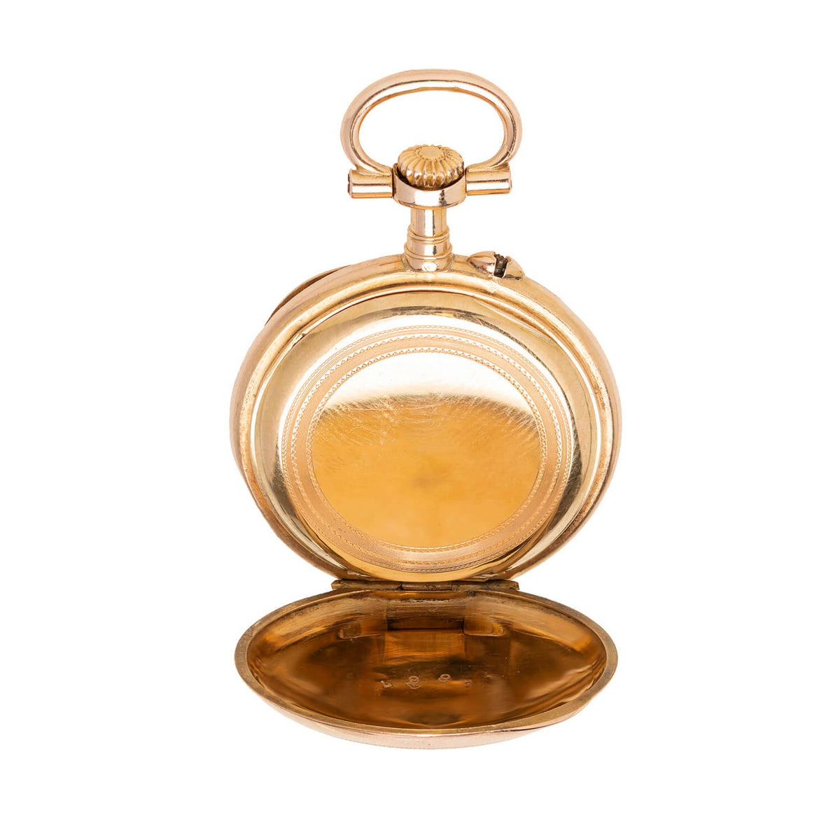 Victorian French 18k Diamond + Enameled Pocket Watch