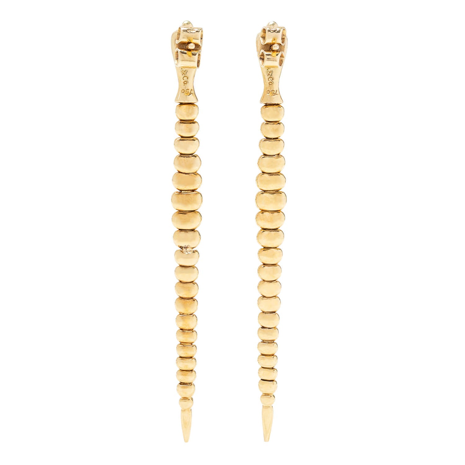 ELSA PERETTI for TIFFANY Estate 18k Snake Earrings