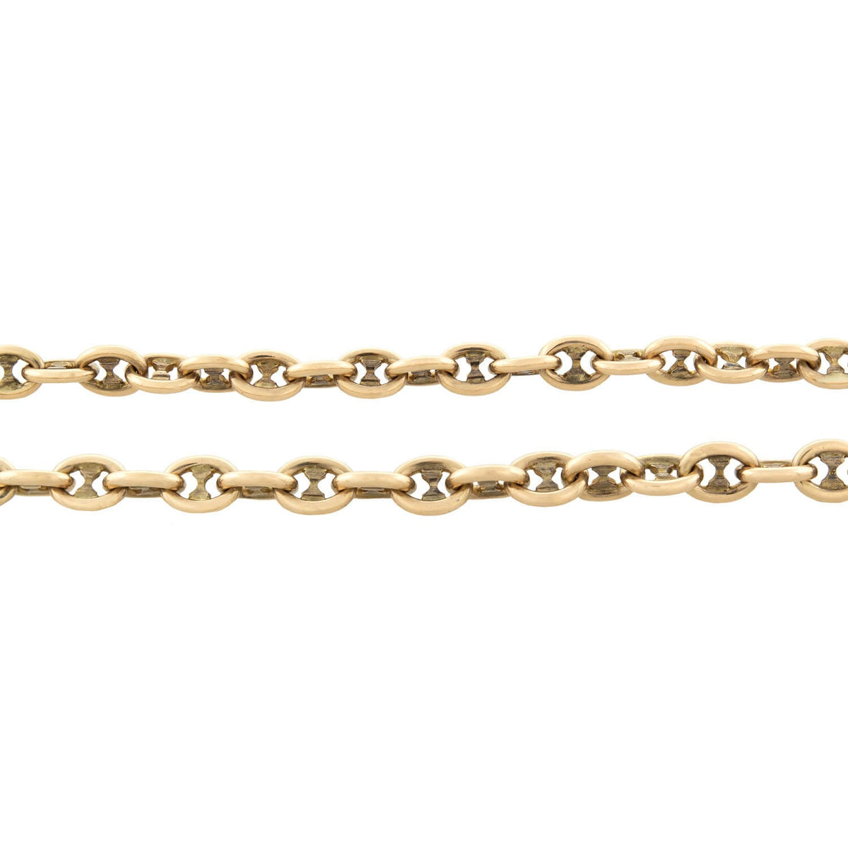 Victorian 9k Petite Mariner Link Necklace