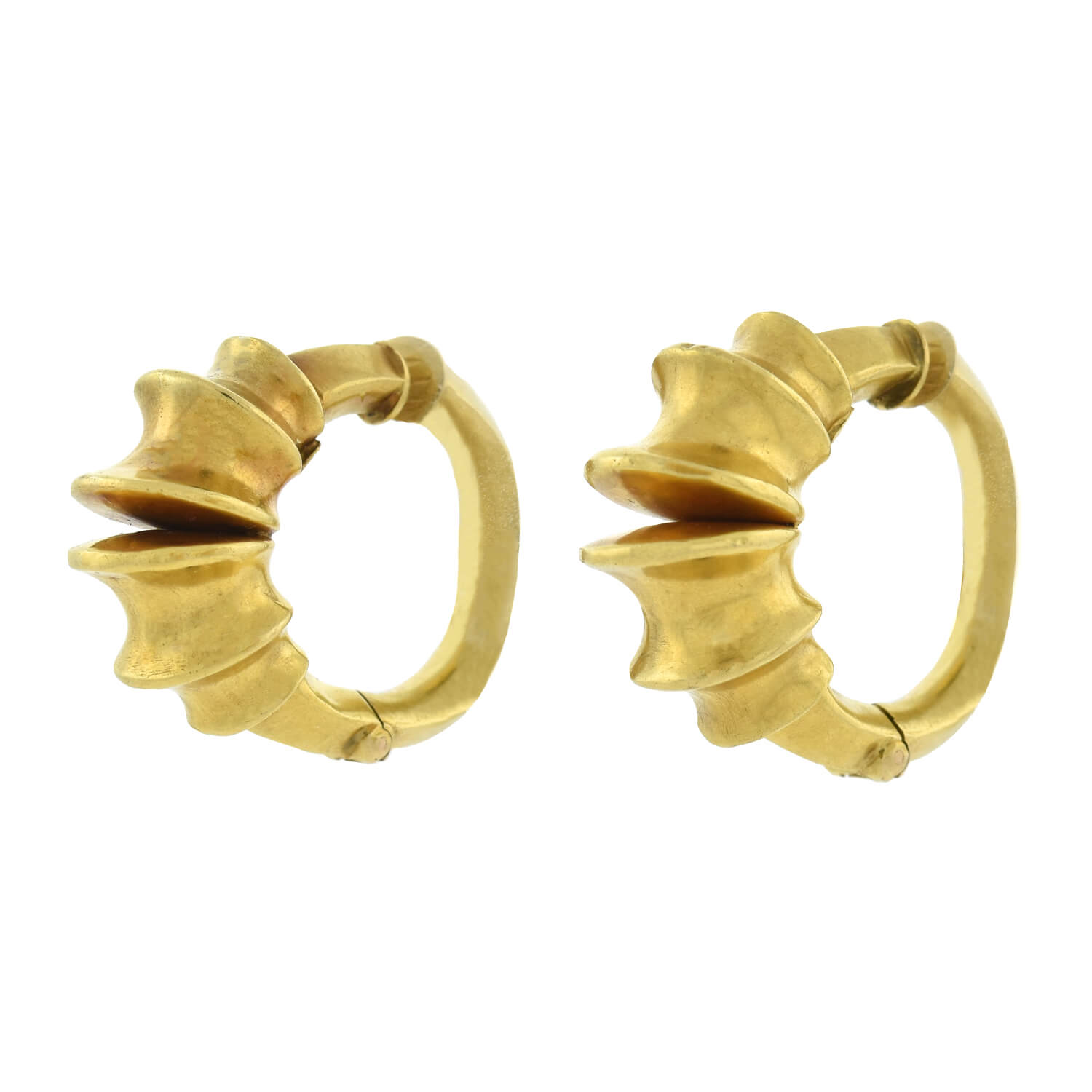 LALAOUNIS Estate Hoof Hoop Clip-On Earrings