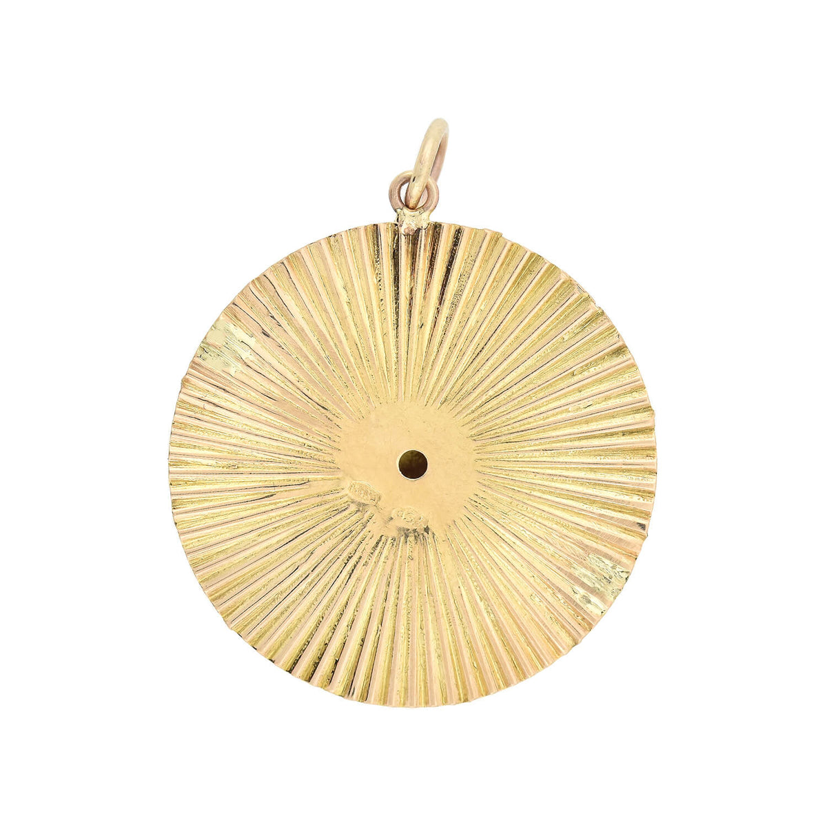 Estate 18kt "Fortuna, Goddess of Luck" Pendant