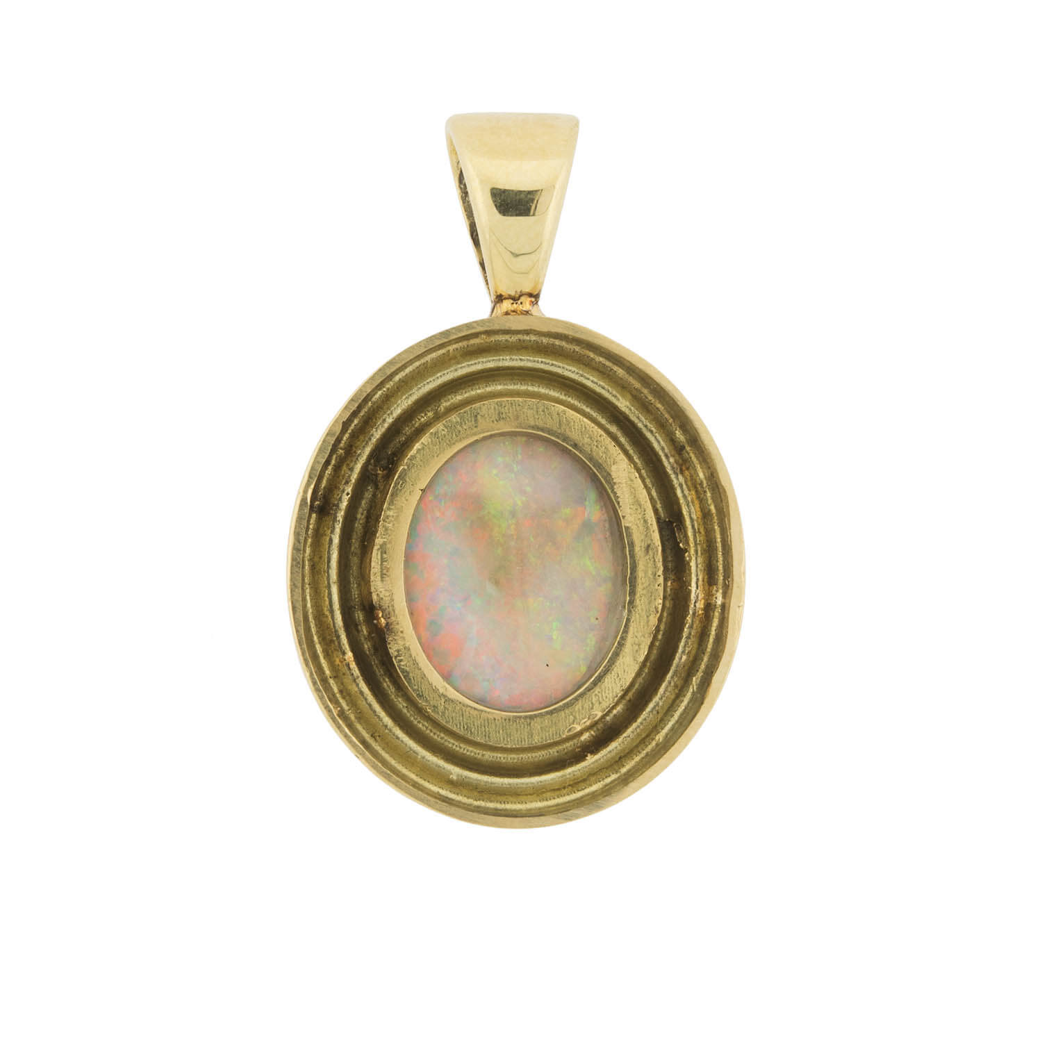 Vintage 18kt Yellow Gold + Opal Pendant 8.00ct