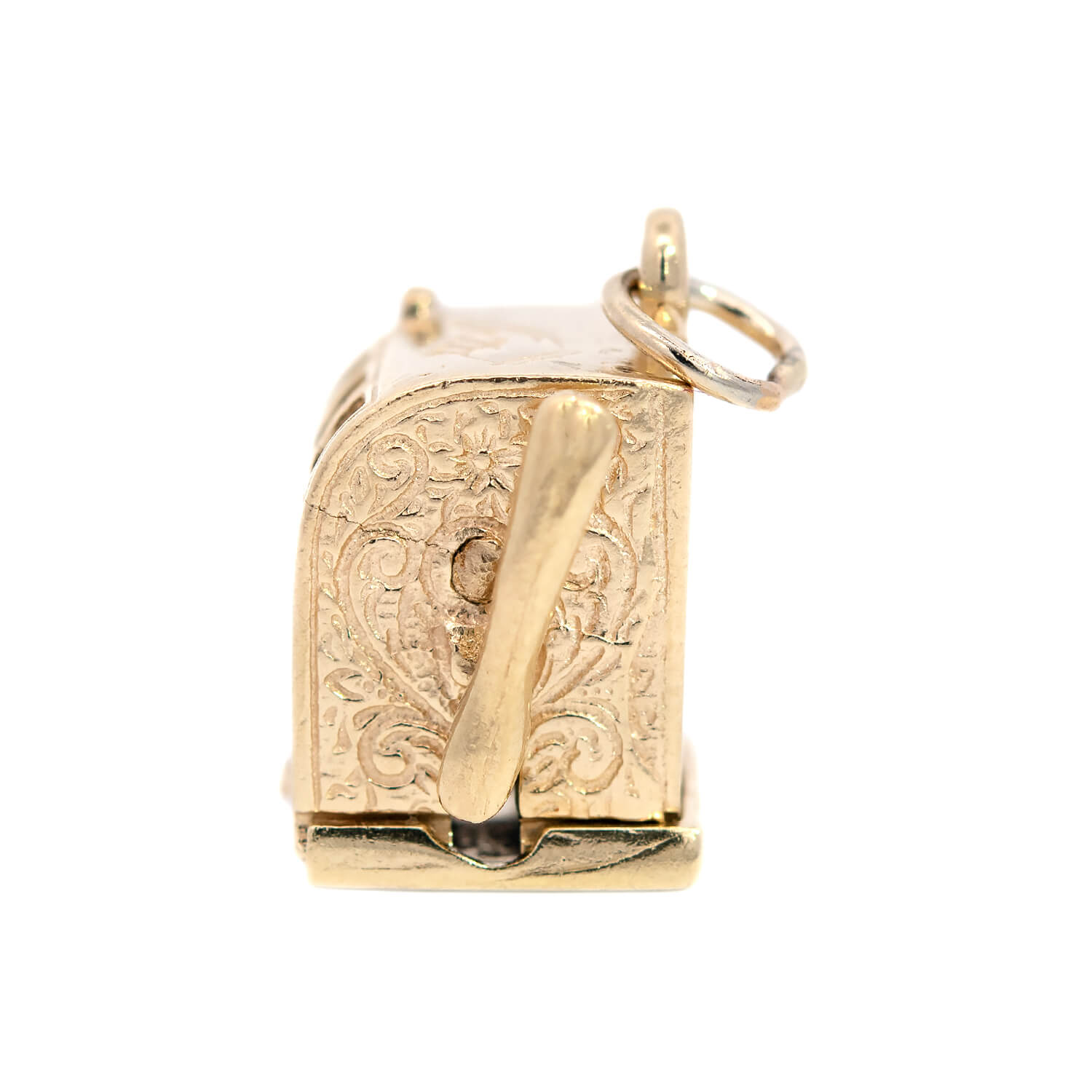 Retro 14k Slot Machine Charm/Pendant