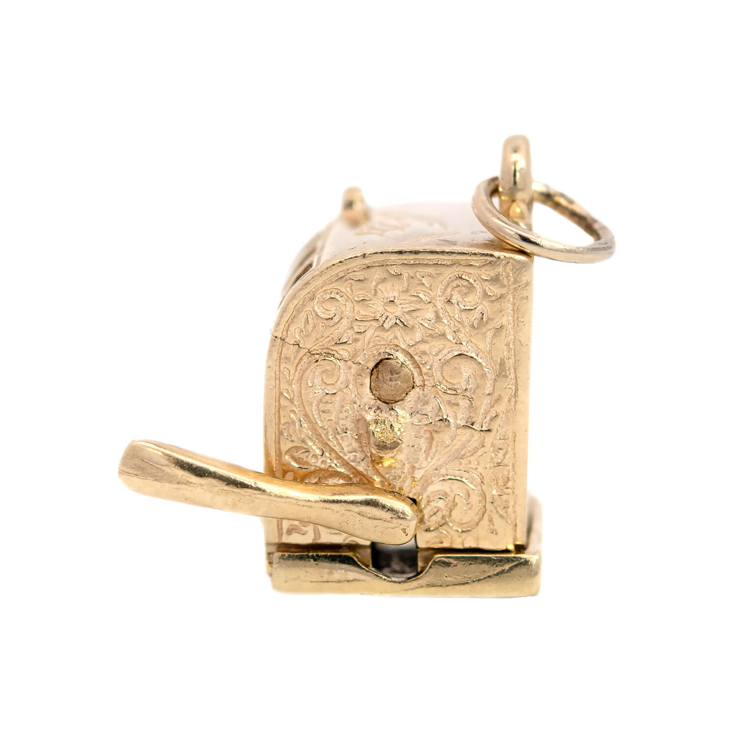 Retro 14k Slot Machine Charm/Pendant