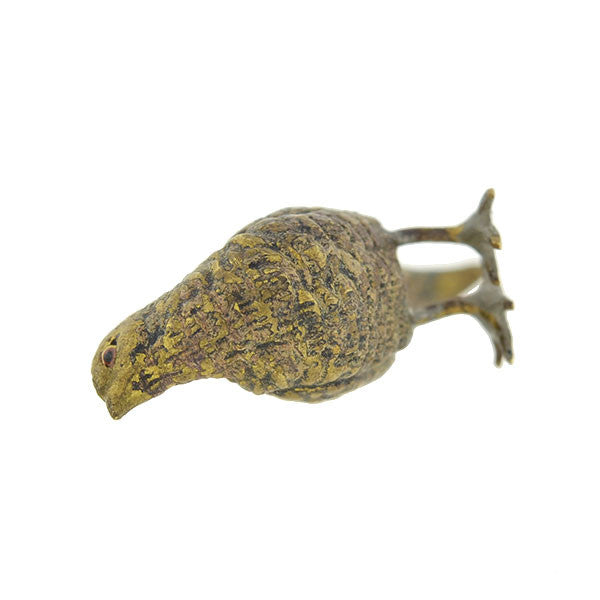 Victorian Vienna Bronze Pheasant Bird Miniature Sculpture