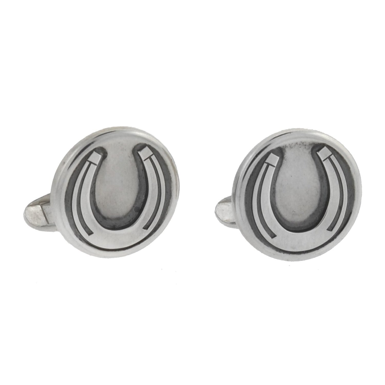 GEORG JENSEN Vintage Sterling Horseshoe Cufflinks